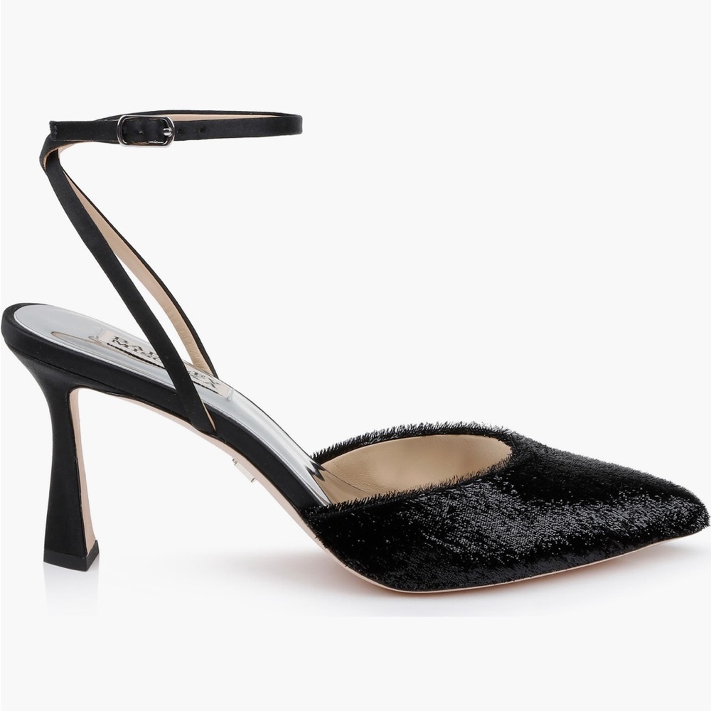 Badgley Mischka Collection Lyric Pump Ankle Strap Pump Black